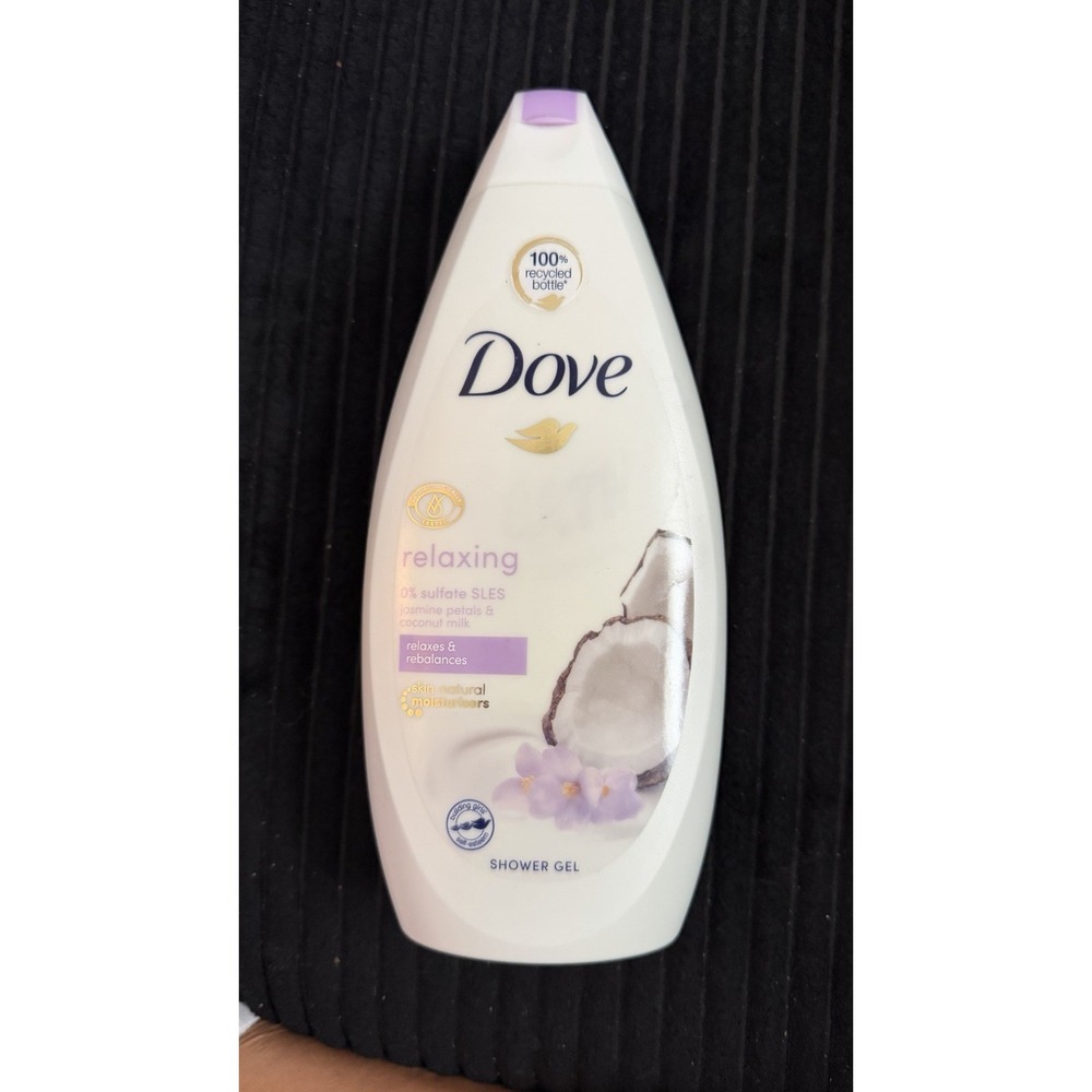 Dove Relaxing Shower Gel Jasmine Petals Coconut Milk 500ml 16.9oz New